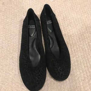 Eileen Fisher Leopard Pattern flats